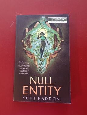 Null Entity Book By Seth Haddon ARC Uncorrected Proof Proof Trade Paperback